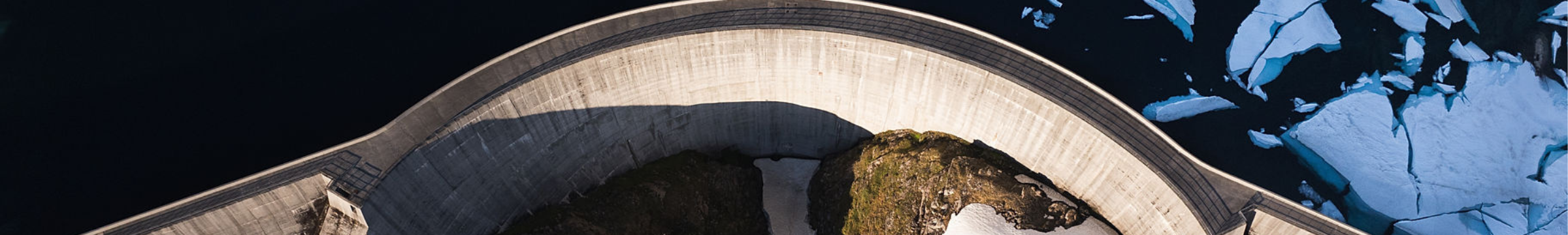 Dam near nore powerplant